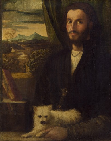 uomo con cane Leonardo